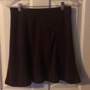 LOFT plum skater skirt small NWT